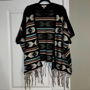 Sweater poncho